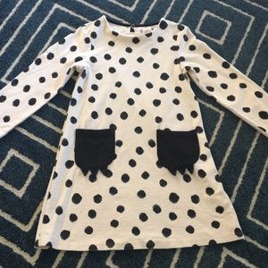 H&M polka dot girls dress